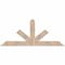 Ekena Millwork Saratoga Smooth Timber Gable Bracket, Douglas Fir, 72"W x 30"H x 1 1/2"D x 5 1/2"F, 10/12 Pitch GBW072X30X0206SAR00SDF - alternate 1